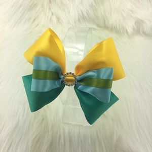 DISNEY PRINCESS HAIRBOW WITH BUCKLE RHINESTONE ALLIGATOR HAIRCLIP